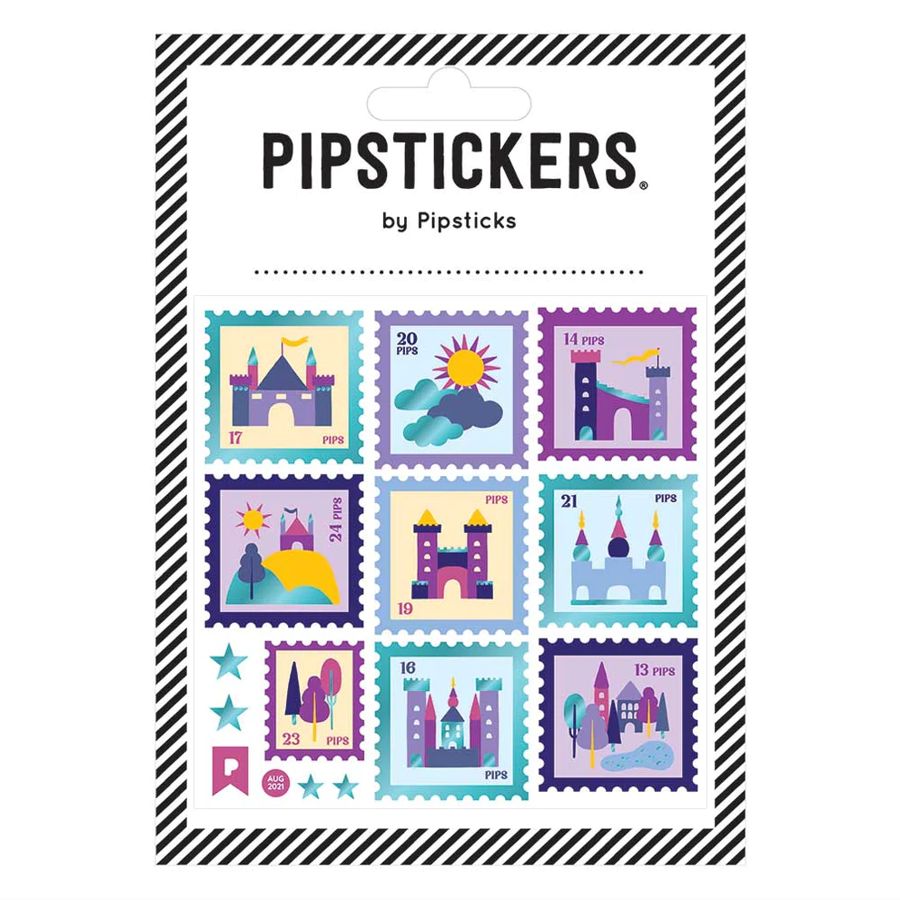 Royal Realm Stamps Sticker Sheet-by-Pipsticks