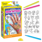 Color In Neon Tattoos by Creativity for Kids