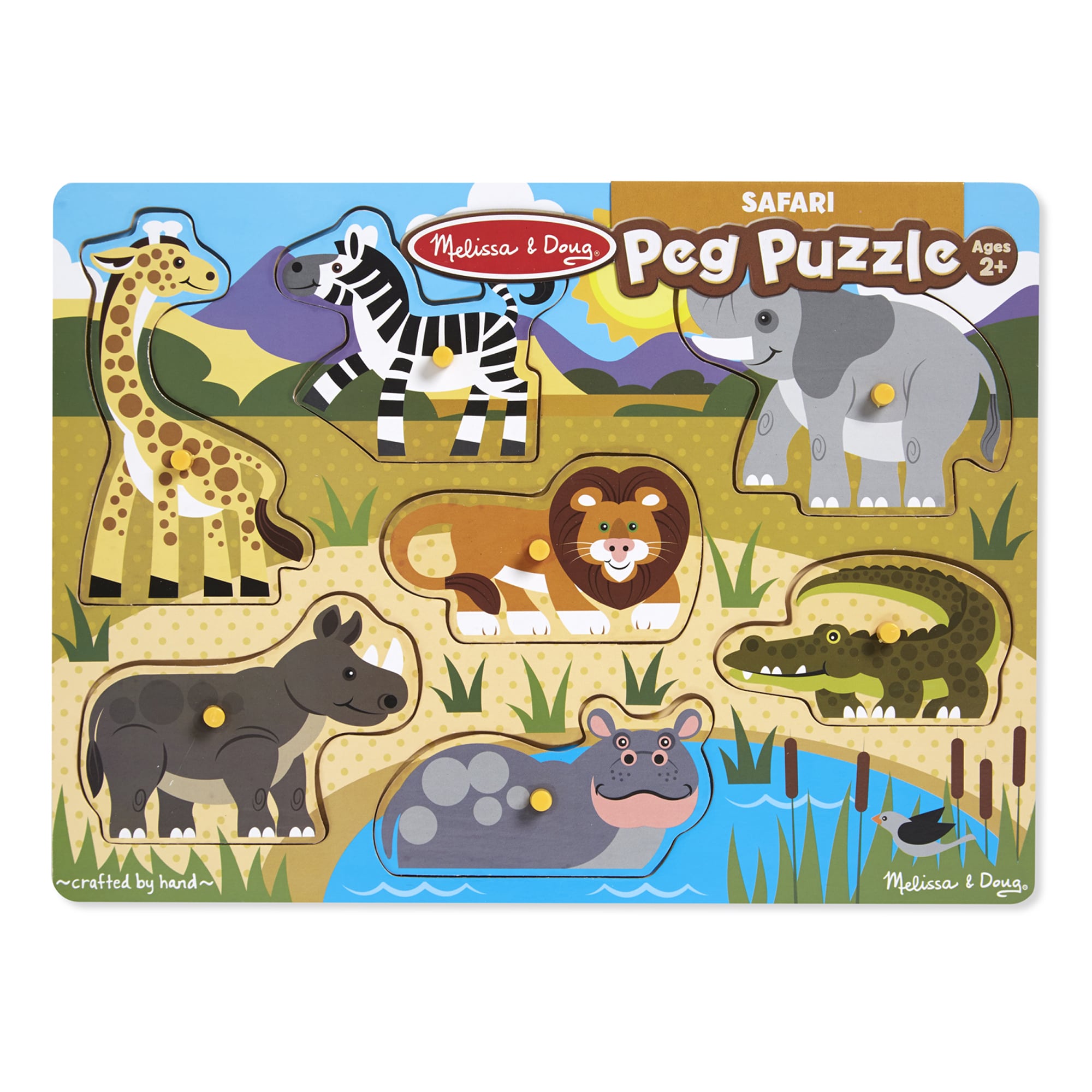 Safari Peg Puzzle by Melissa Doug