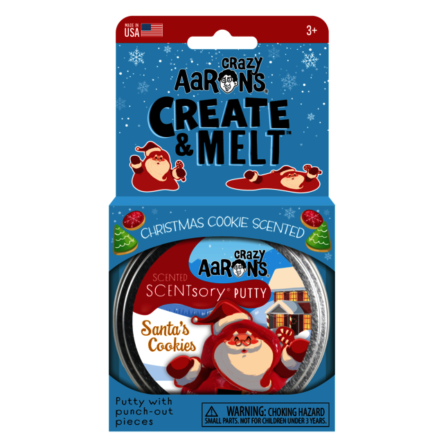 Santas Cookie SCENTsory Thinking Putty by Crazy Aarons Putty World