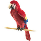 Scarlet Macaw Hand Puppet by Folkmanis