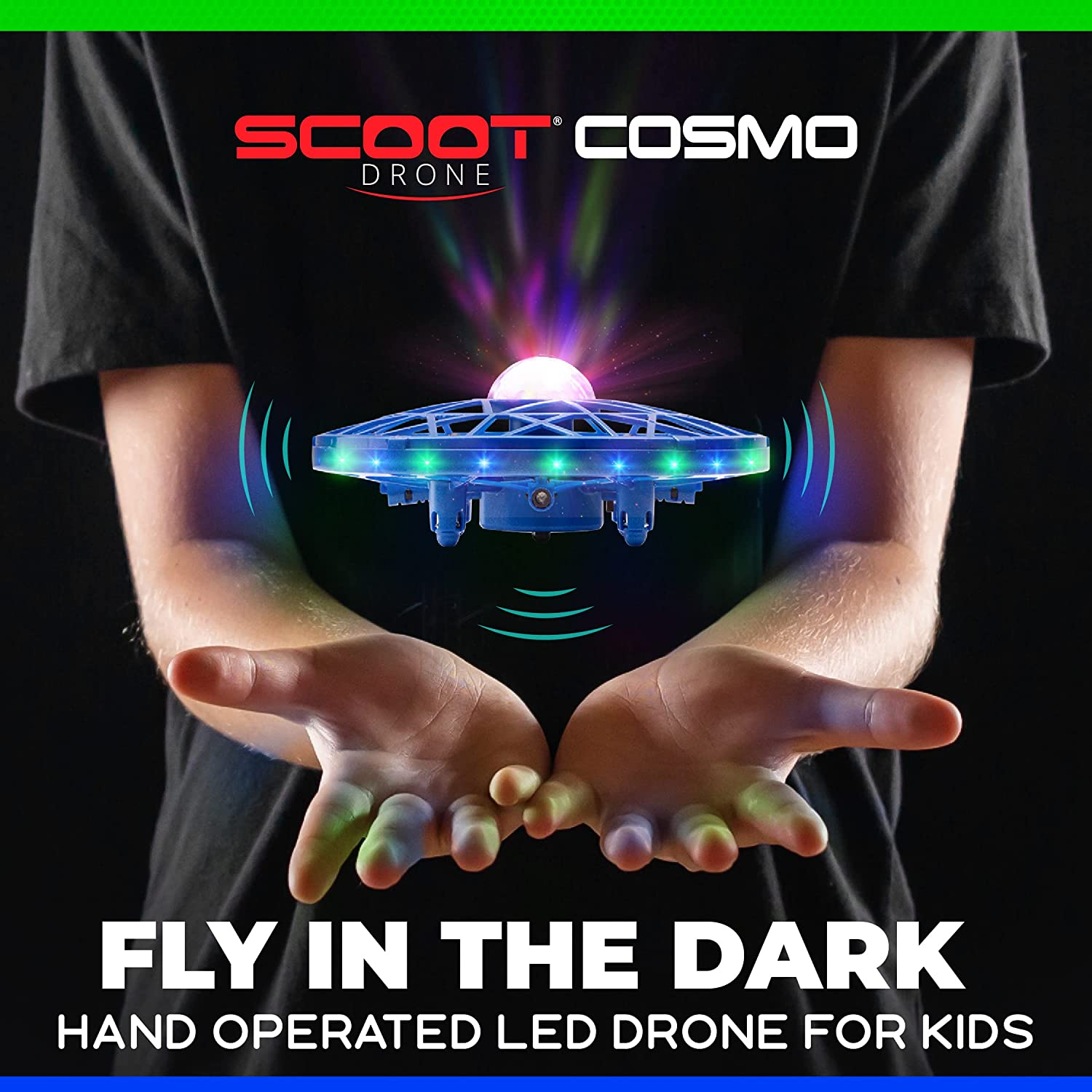 Scoot Cosmo LED Hand Operated Drone by Force1 1