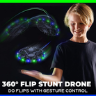 Scoot LED Hand Operated Drone GreenBlue by Force1 3