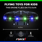 Scoot LED Hand Operated Drone GreenBlue by Force1 5