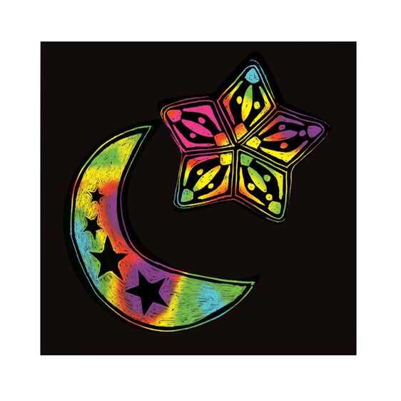 Scratch Art Box of Rainbow Mini Notes by Melissa Doug 1