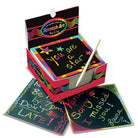 Scratch Art Box of Rainbow Mini Notes by Melissa Doug