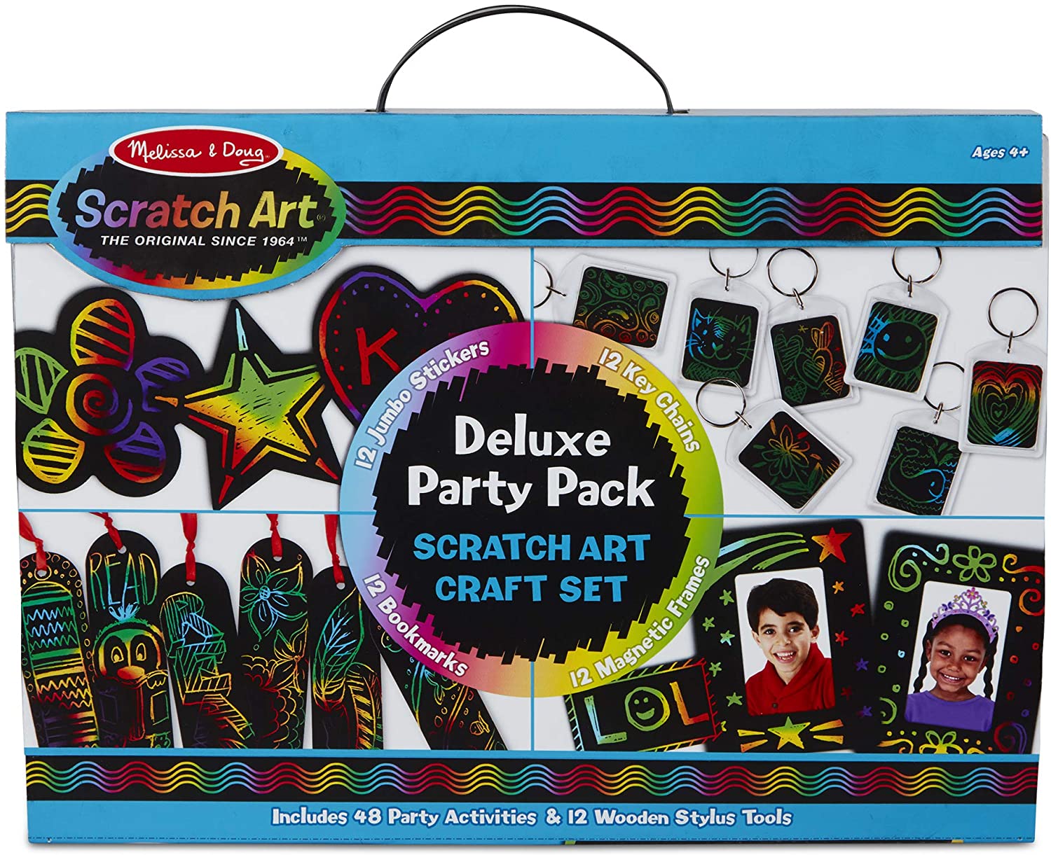 Scratch Art Deluxe Party Pack by Melissa Doug