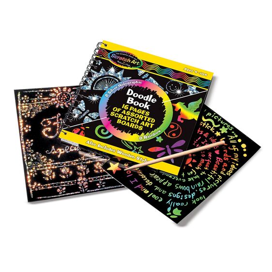Scratch Art Doodle Pad Book by Melissa Doug 1