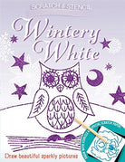 Scratch Stencil Wintery White by Running Press