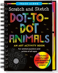 Scratch and Sketch Dot to Dot Animals by Peter Pauper Press