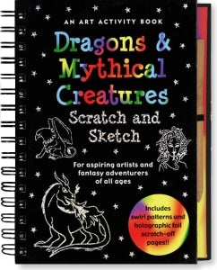 Scratch and Sketch Dragons and Mythical Creatures by Peter Pauper Press