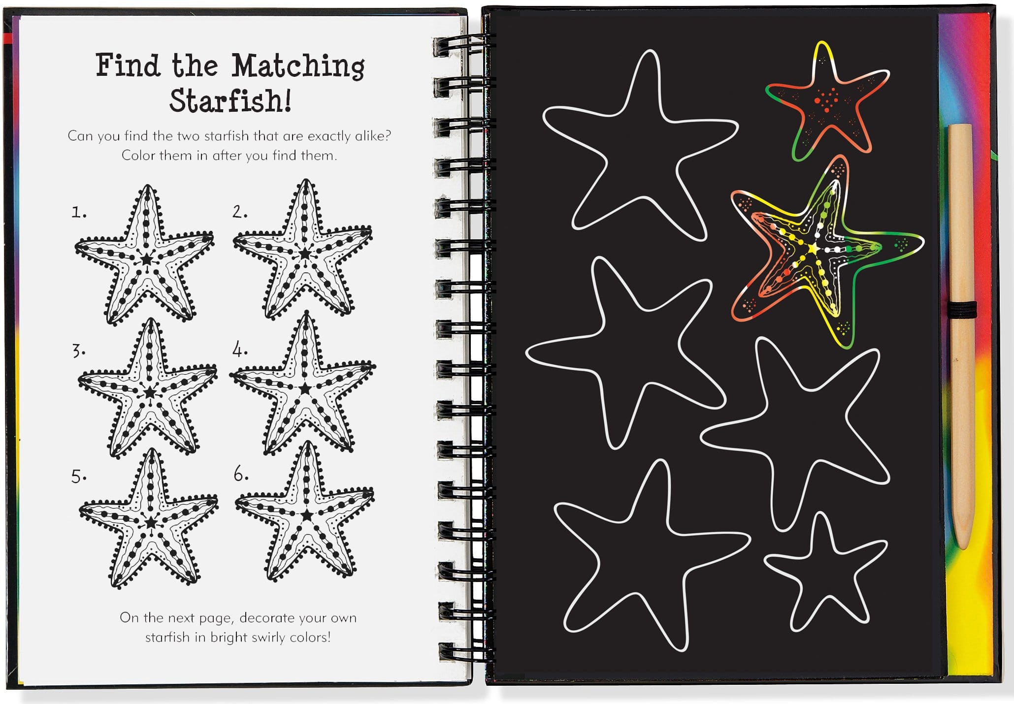 Scratch and Sketch Games and Puzzles Ocean World by Peter Pauper Press 2