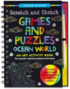 Scratch and Sketch Games and Puzzles Ocean World by Peter Pauper Press