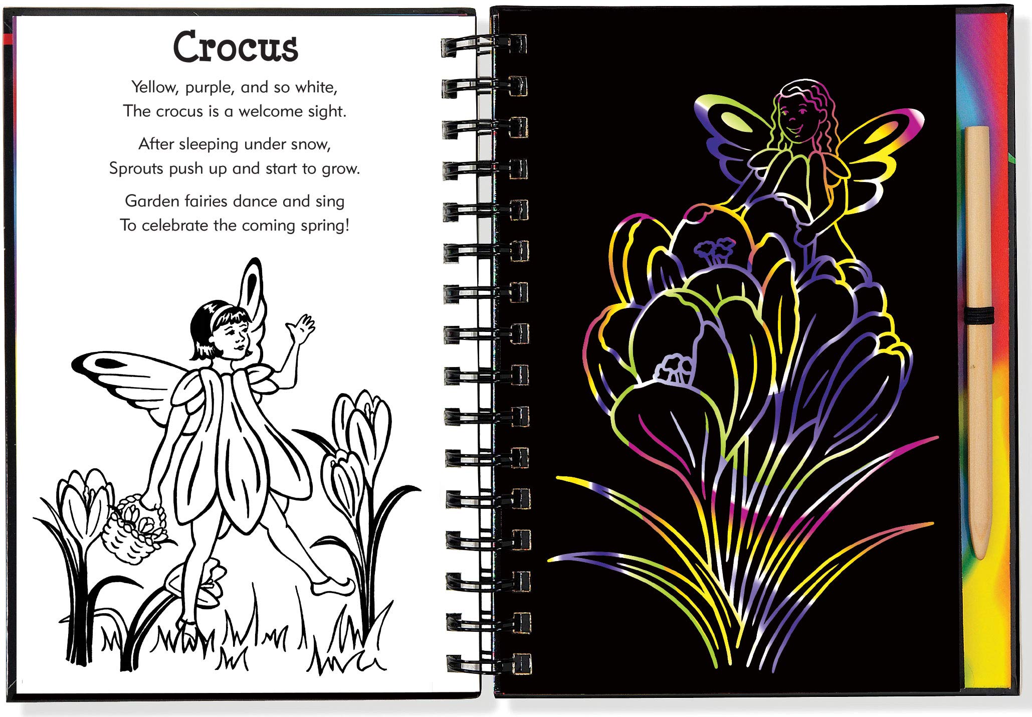 Scratch and Sketch Garden Fairies by Peter Pauper Press 2