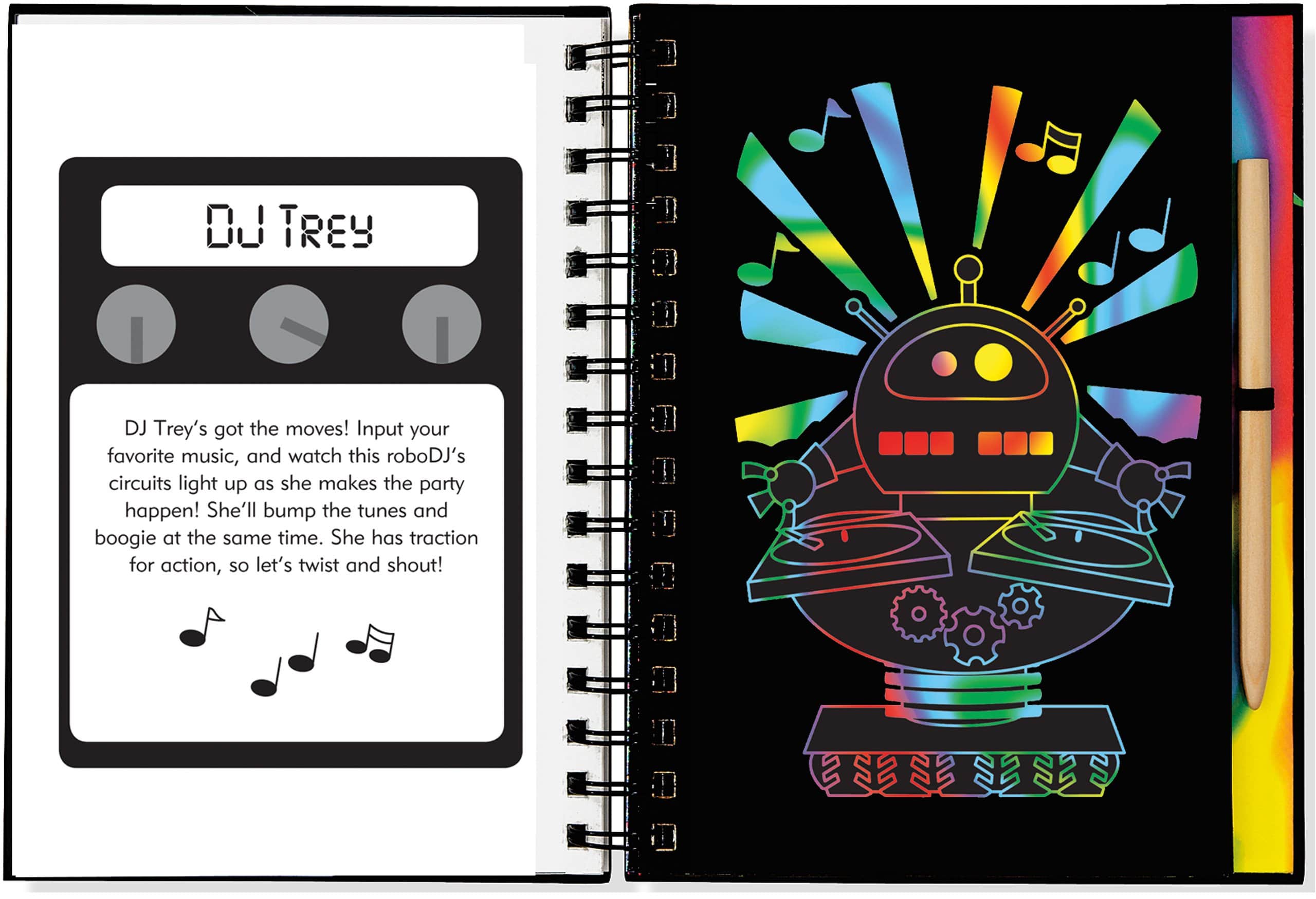 Scratch and Sketch Robots by Peter Pauper Press 2