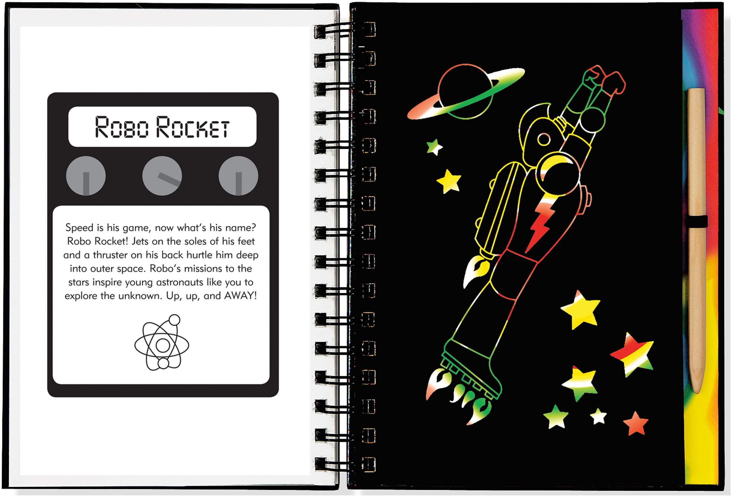 Scratch and Sketch Robots by Peter Pauper Press 3