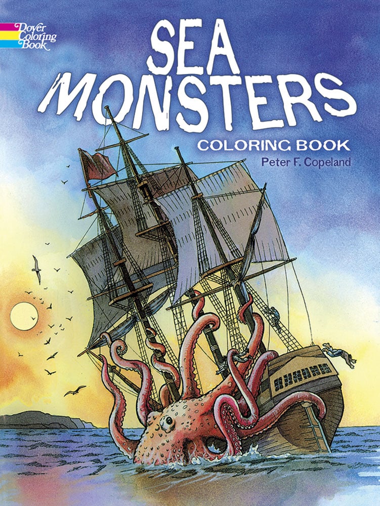 Sea Monsters Coloring Book by Dover Publications