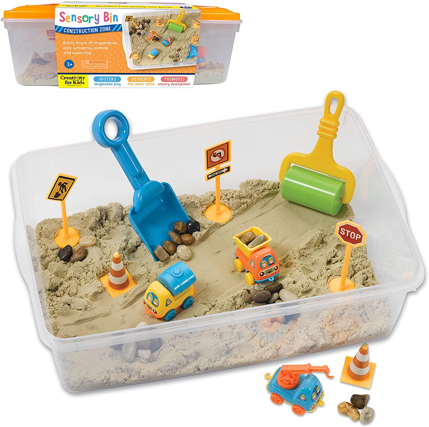 Sensory Bin Construction Zone Playset by Creativity for Kids