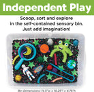 Sensory Bin Outer Space by Creativity for Kids 4