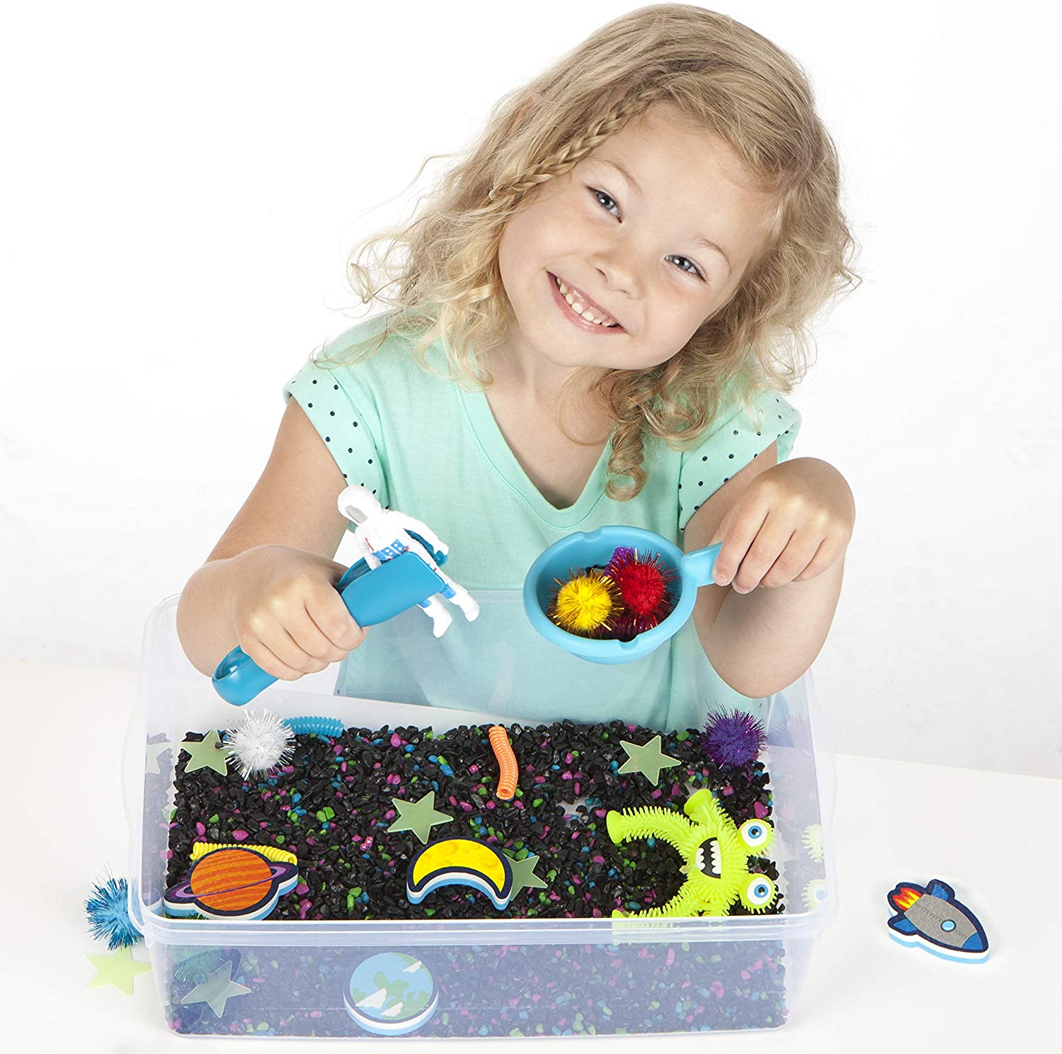 Sensory Bin Outer Space by Creativity for Kids 7
