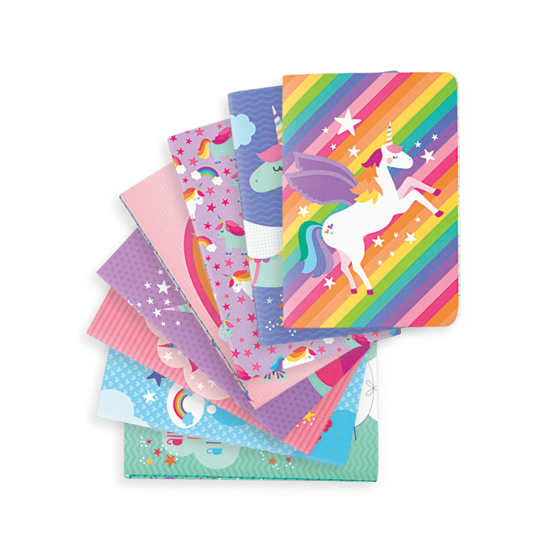 Set of 8 Pocket Pal Journals Unique Unicorns by ooly