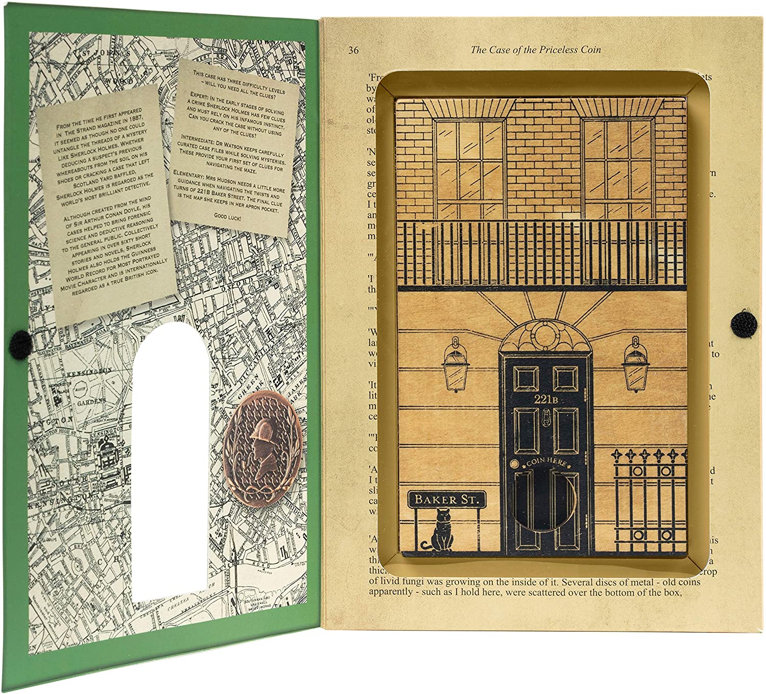 Sherlock Holmes The Case of The Priceless Coin Mystery Quiz Game by Professor Puzzle 1