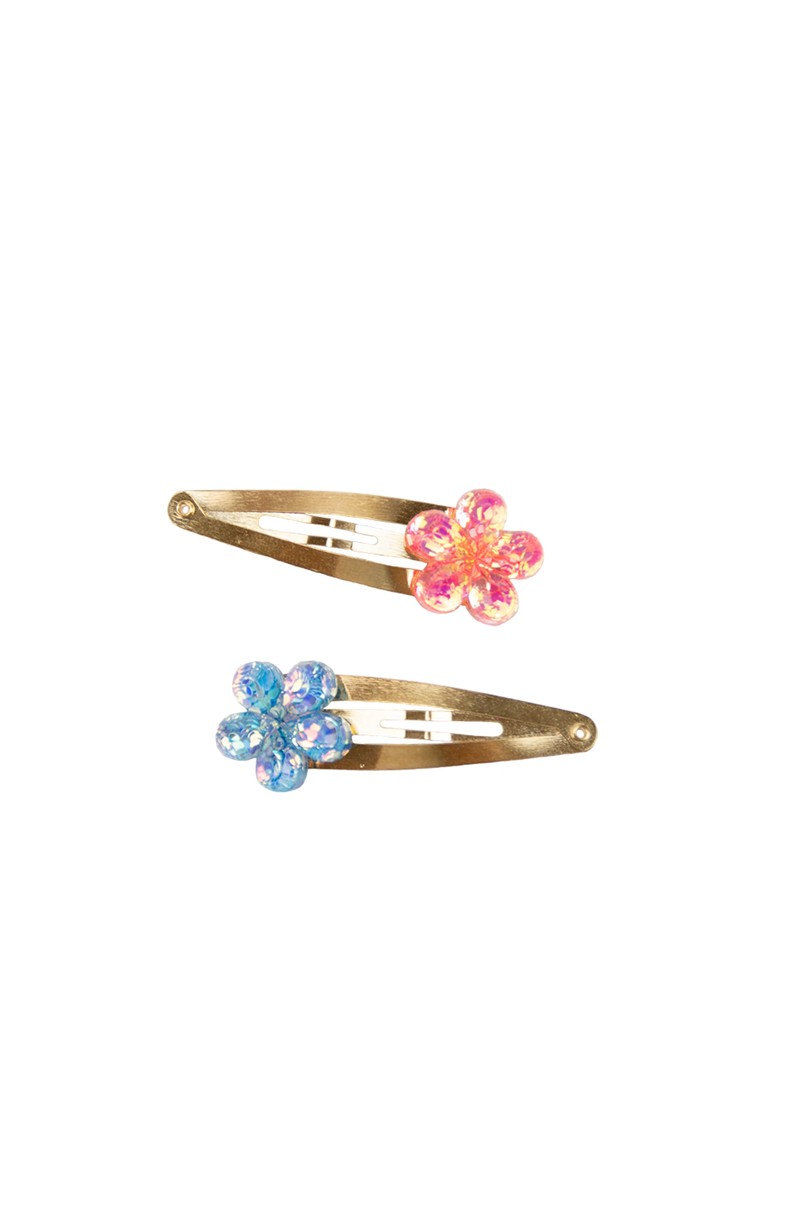 Shimmer Flower Hair Clips by Great Pretenders
