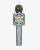 Silver Bling Karaoke Microphone-by-Trend Tech Brands