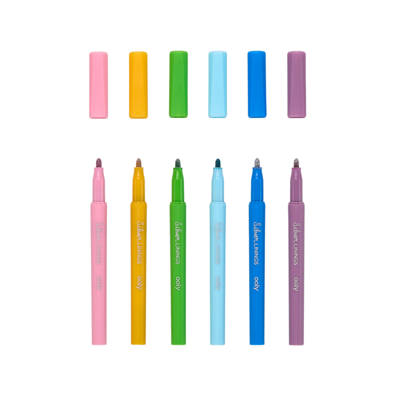 Silver Linings Outline Markers by Ooly 2