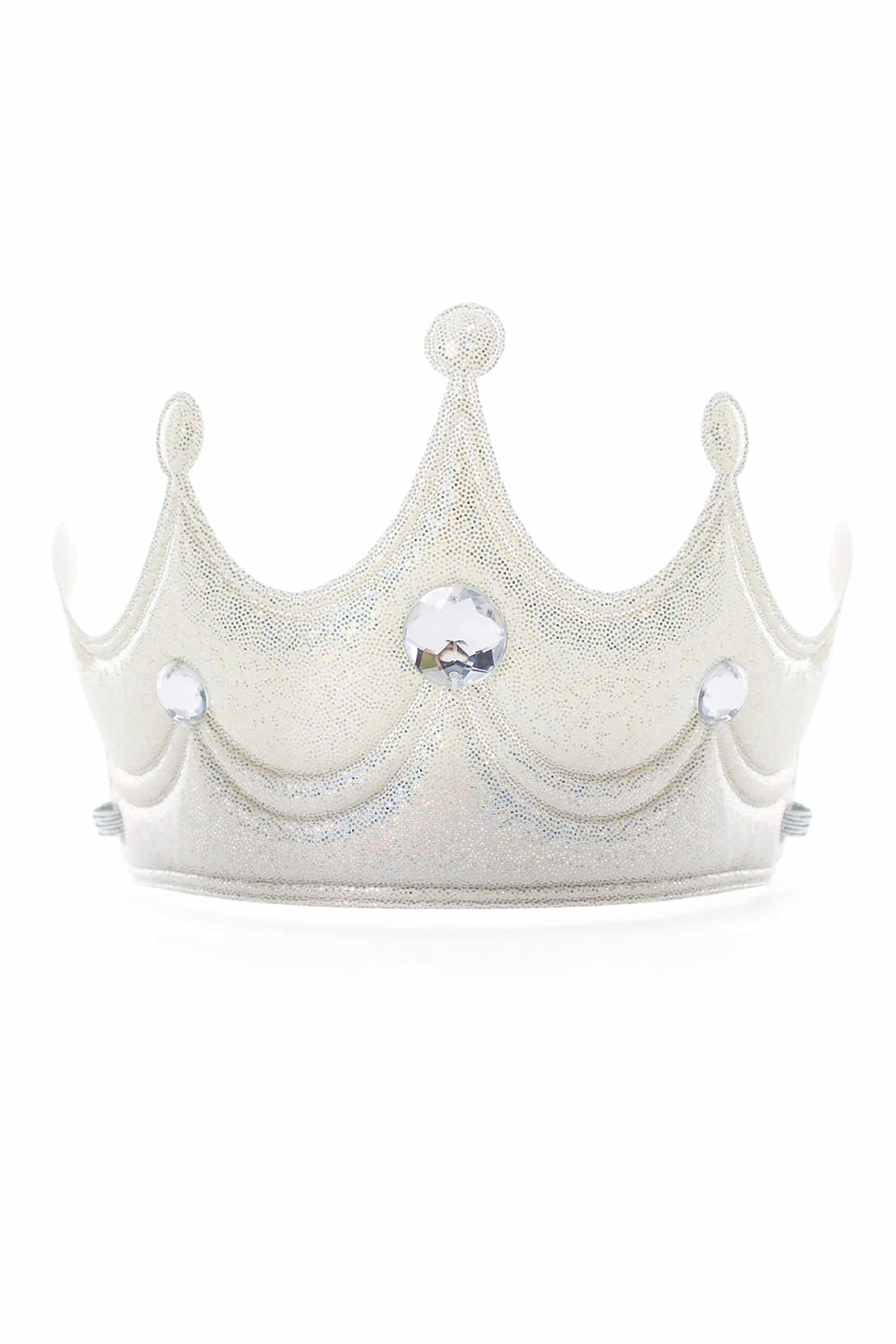 Silver Princess Soft Crown by Little Adventures scaled