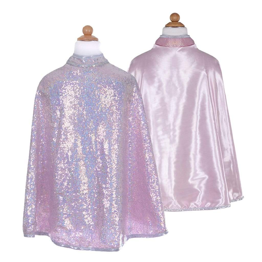 Silver Sequins Reversible Cape by Great Pretenders