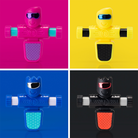 Single Fossbot - Assorted Colors-by-Fat Brain Toys