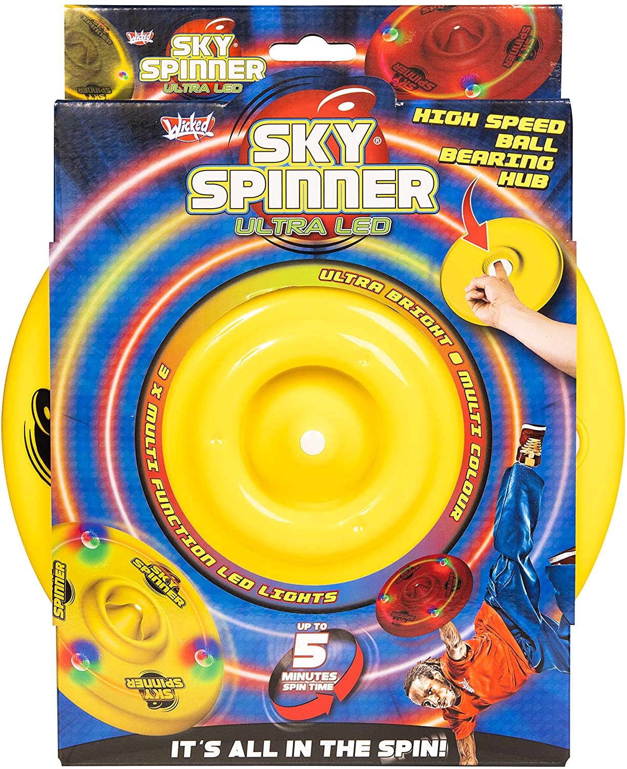 Sky Spinner Ultra LED Disc by Mukikim 1