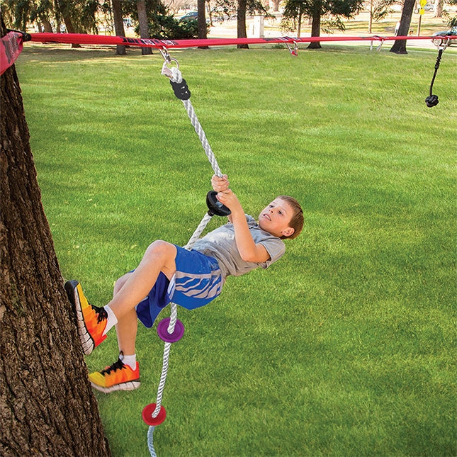 Slackers Ninja 8 Climbing Rope with Foot Holds by Slackers 2