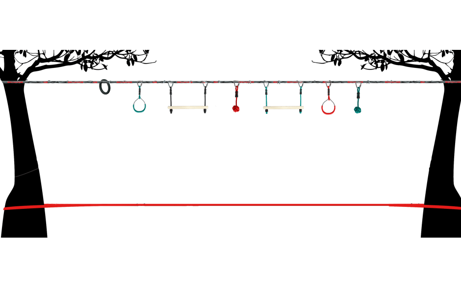 Slackers Ninjaline 36 Intro Kit with 7 Obstacles by Slackers 1