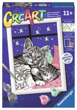 Sleepy Kitties Paint By Number-by-Ravensburger
