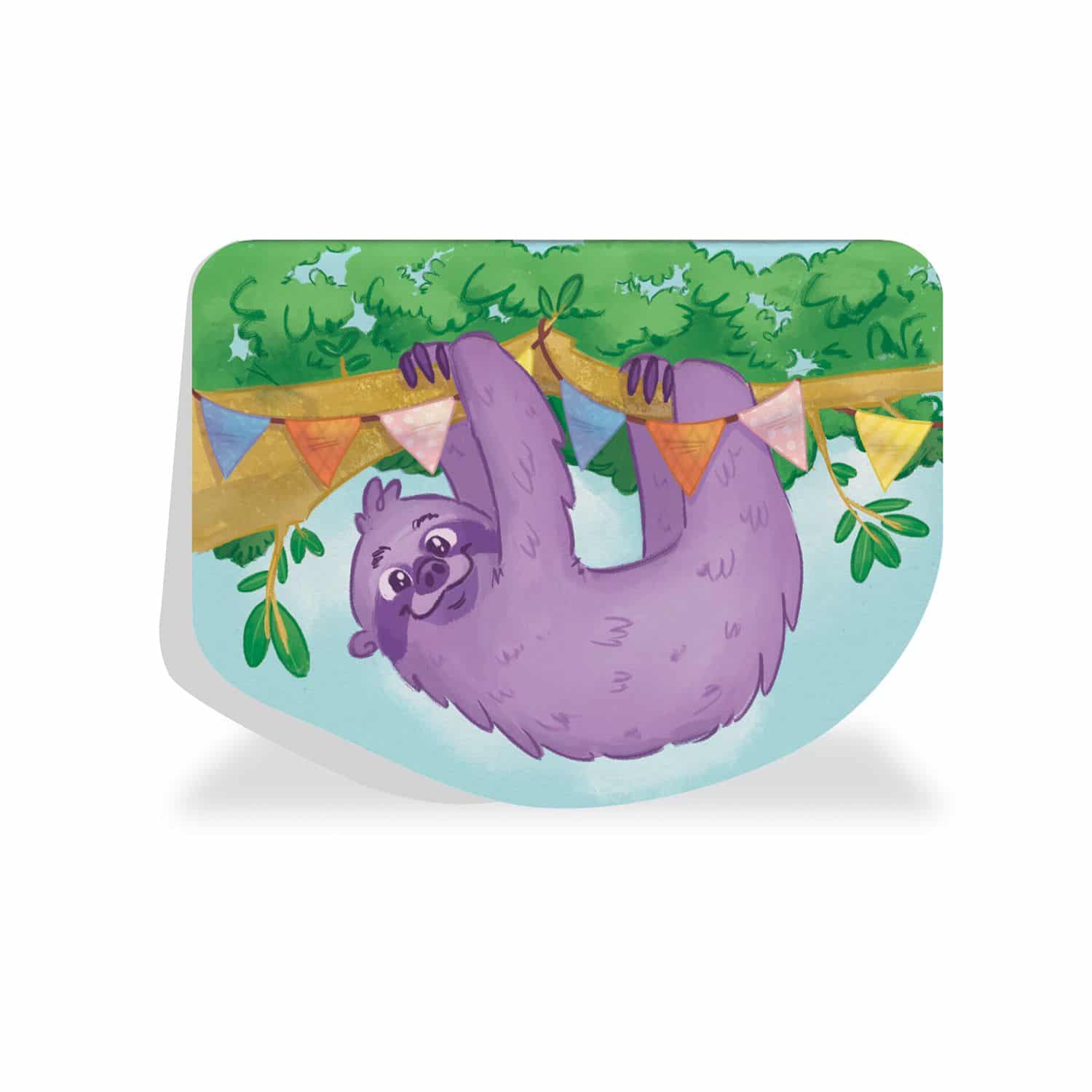 Sloth Blank Enclosure Card by Peaceable Kingdom