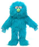 Small Blue Monster Puppet by Silly Puppets