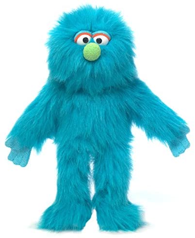 Small Blue Monster Puppet by Silly Puppets