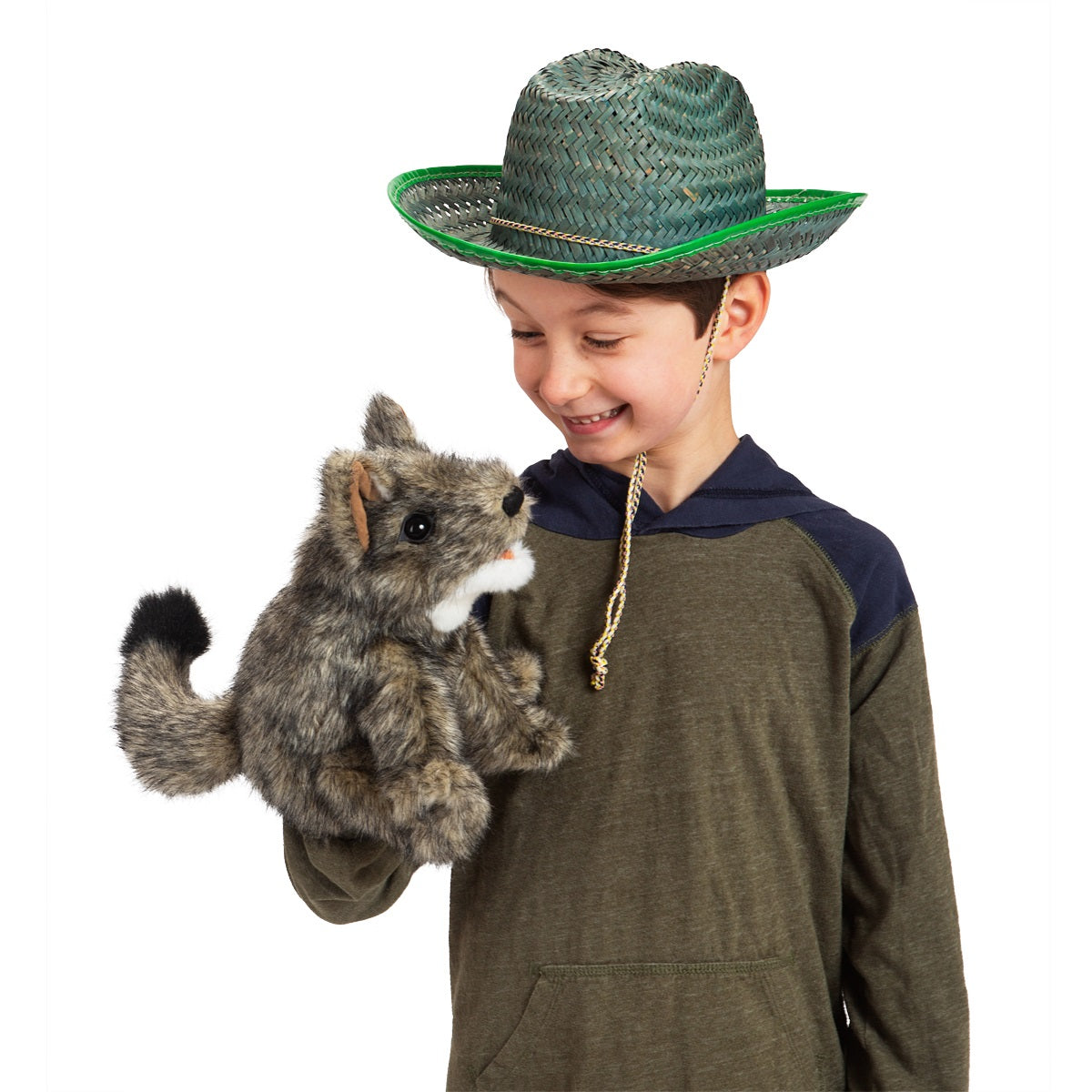 Small Coyote Hand Puppet by Folkmanis 2