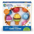 Smart Snacks Rainbow Color Cones by Learning Resources