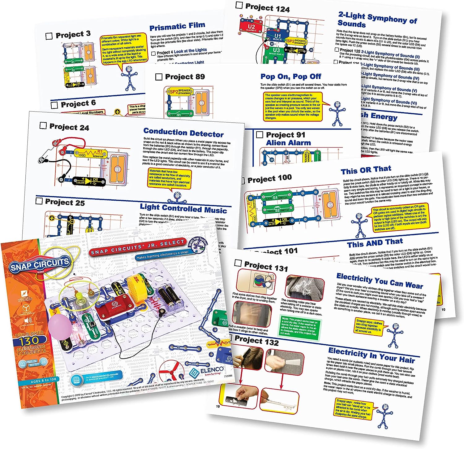 Snap Circuits Jr. Select SC-130 – A2Z Science & Toys