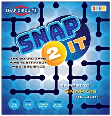 Snap Circuits Snap 2 It Board Game-by-Elenco
