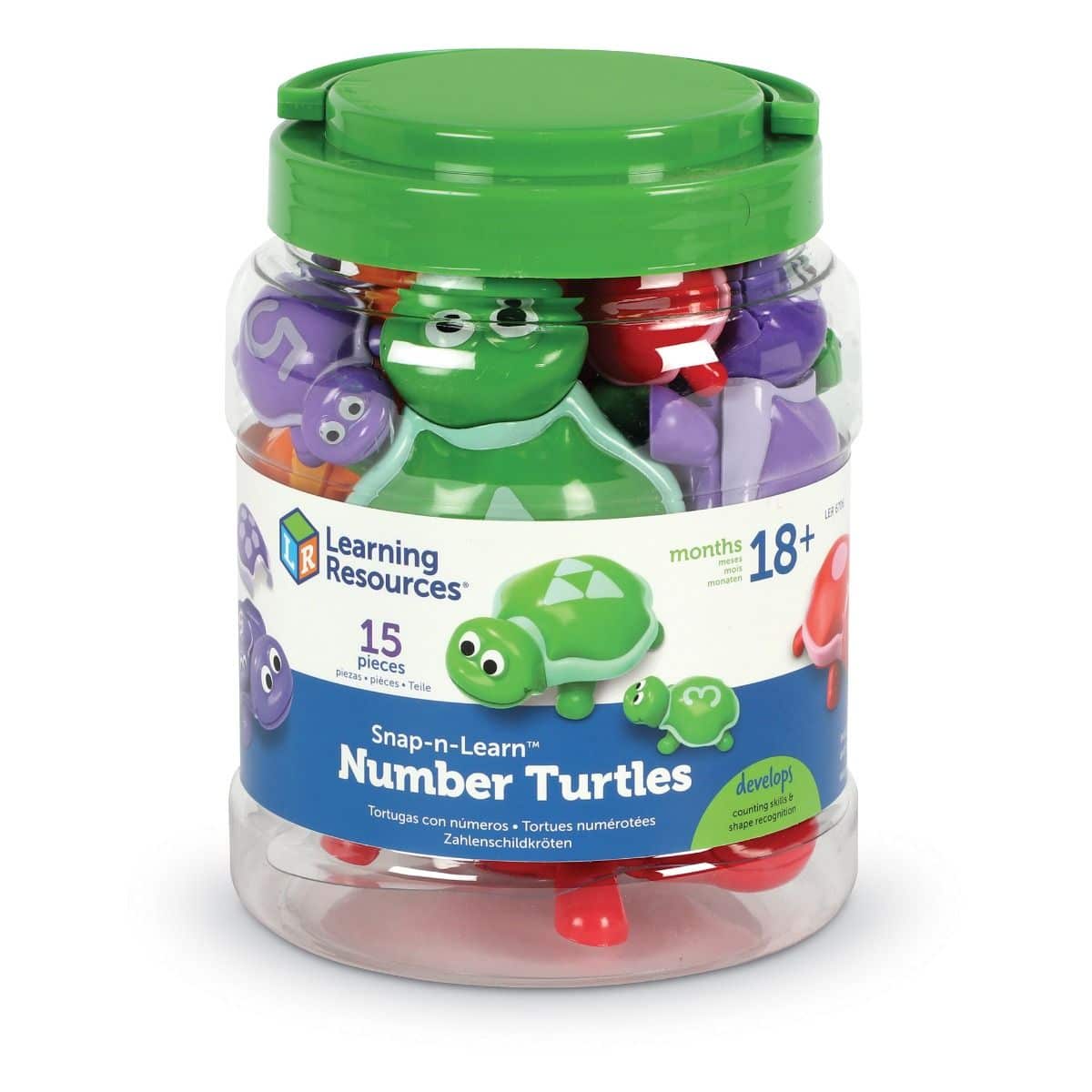 NUNEW Anything 2種類セット Snap-n-Learn Number Turtles – A2Z Science & Toys