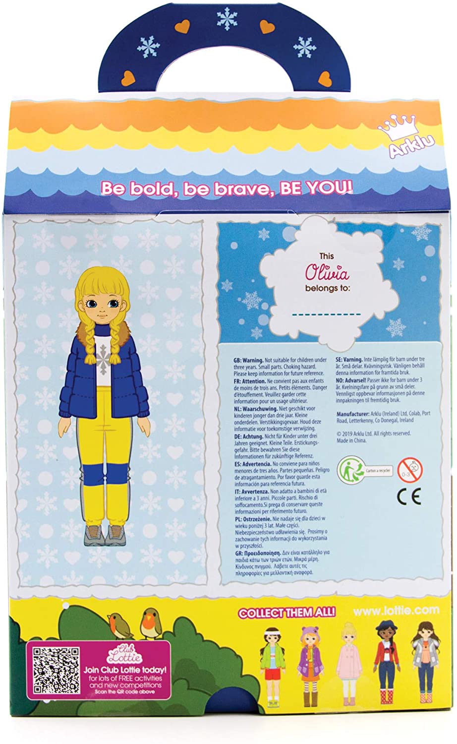 Snow Day Lottie Doll by Schylling 2