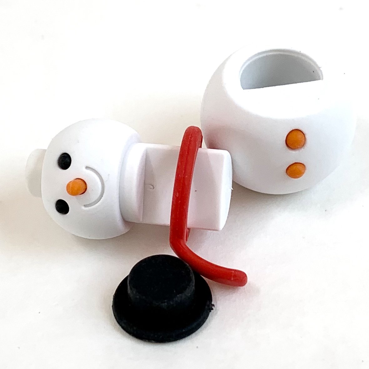 Snowman Christmas Tree Erasers by Iwako 2