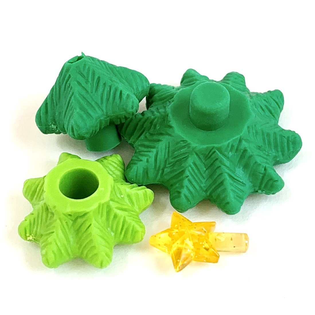 Snowman Christmas Tree Erasers by Iwako 3