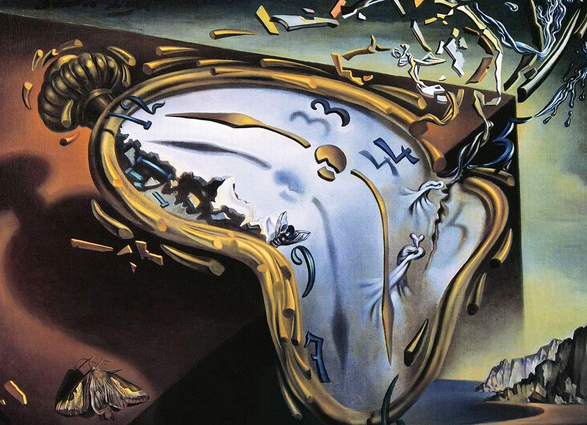 Soft Watch At Moment Of First Explosion by Salvador Dali 1000pc Puzzle by Eurographics 1