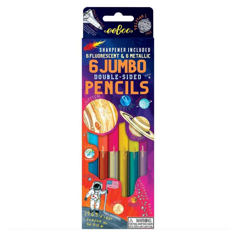 Solar System Double Sided Pencils – A2Z Science & Toys