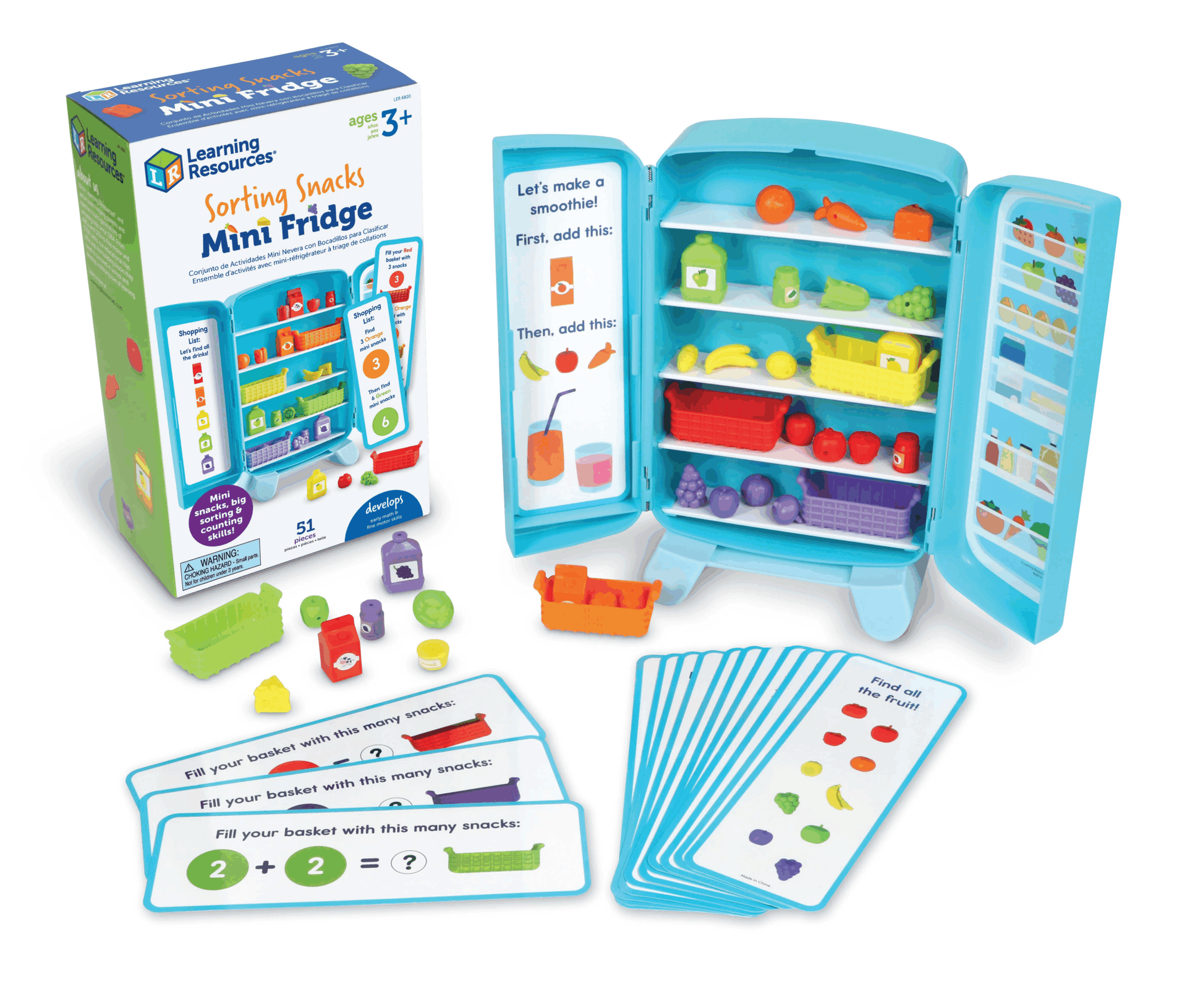 キッズAセット Sorting Snacks Mini Fridge – A2Z Science & Toys